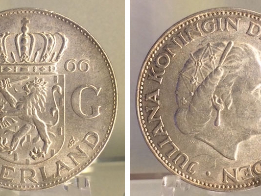 Silver coin Juliana 2 ½ guilder