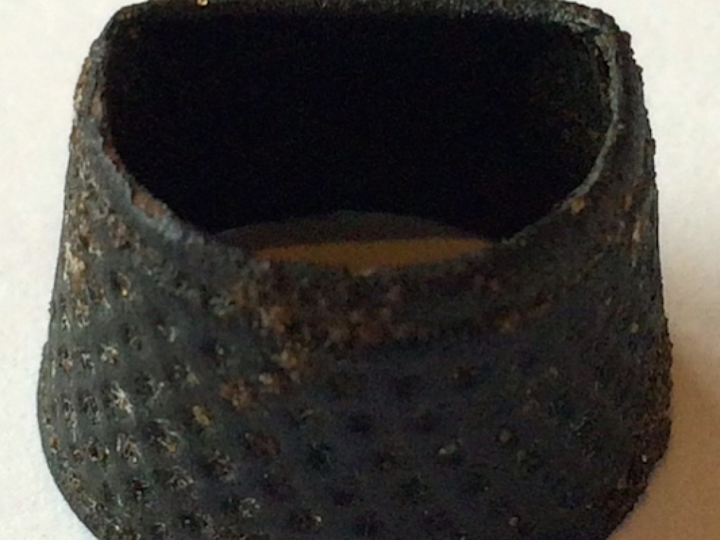 Brass open-ended thimble