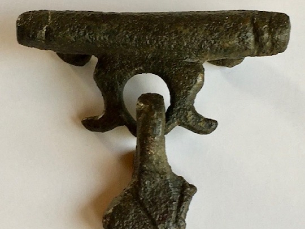 Roman harness mount with fragment phallus pendant