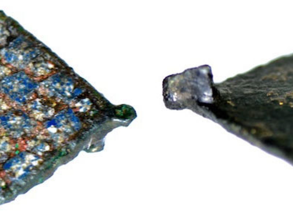 Rare Roman Plate brooch with Millefiore enamel