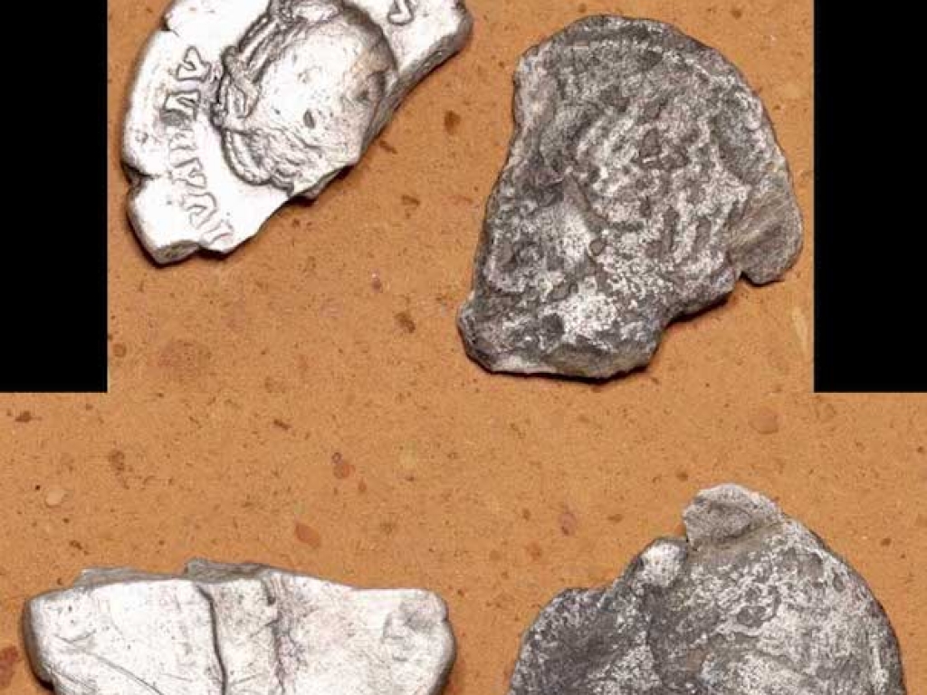 Roman Denarius Faustina II (fragments)