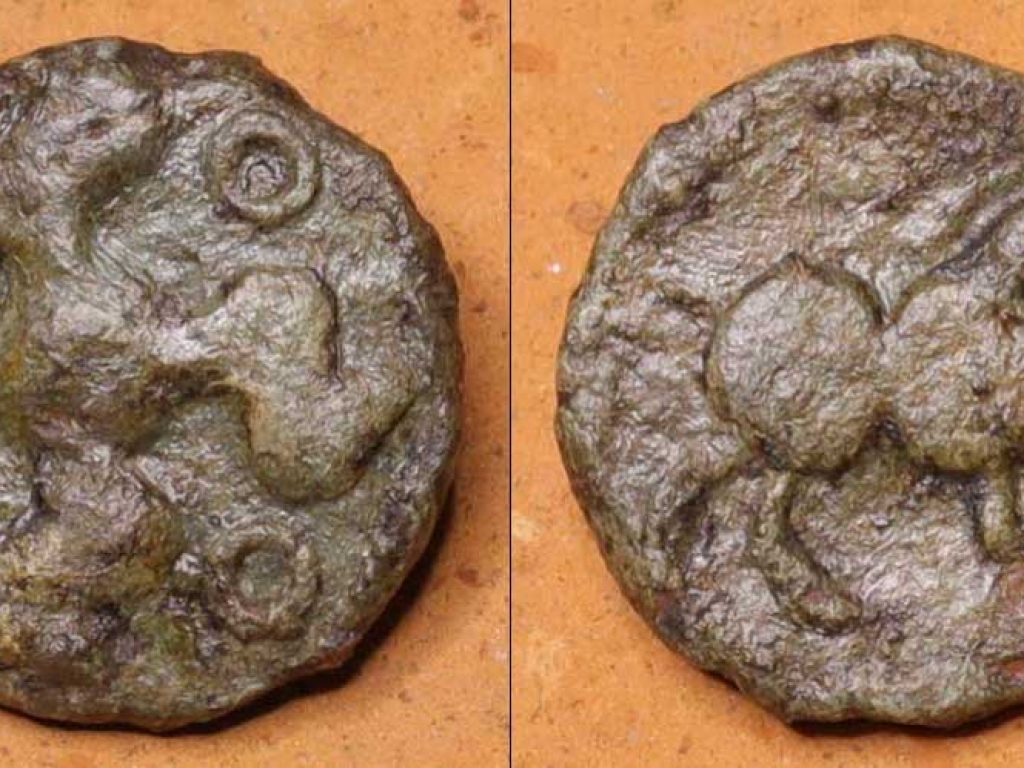 Celtic coin - Avaucia of the Eburons