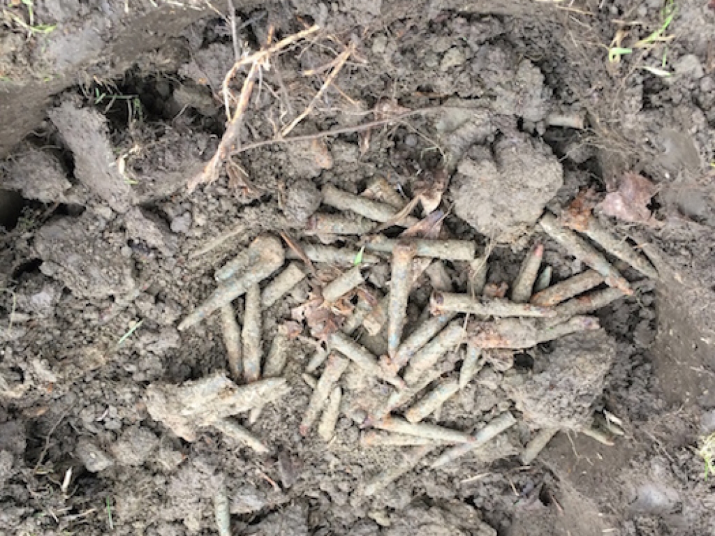 A scary Military Hoard (German bullets)