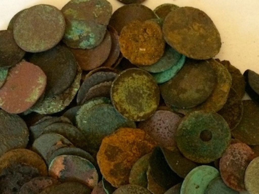 Worn out coins